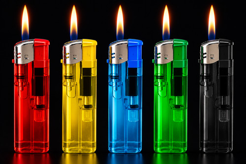 Neon disposable gas flame - disposable,