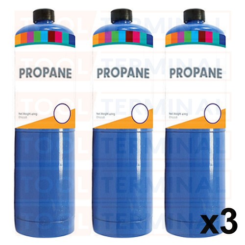 3pk propane gas 400g bottle - gas,