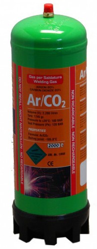 Argon co2 220ltr gas - gas, bottle