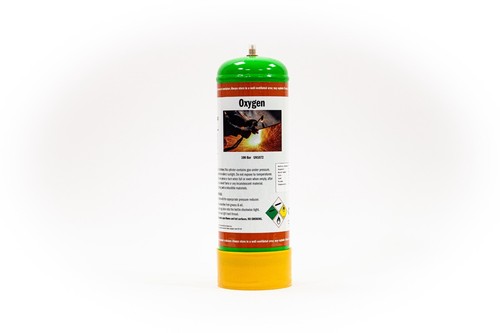 Oxygen disposable gas cylinder - disposable,